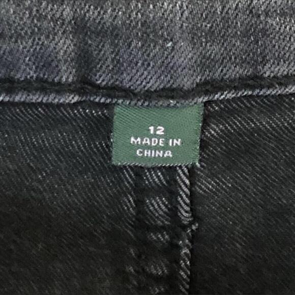 Wild Fable Size 12 Distressed Black Jeans Alternative Goth Emo Punk Hole Frayed - Picture 3 of 3